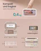 Make-up-Tasche mit Schmuckschachtel Wolk weiß