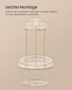 Make-up-Organizer mit zusätzlich transparentem Behälter drehen