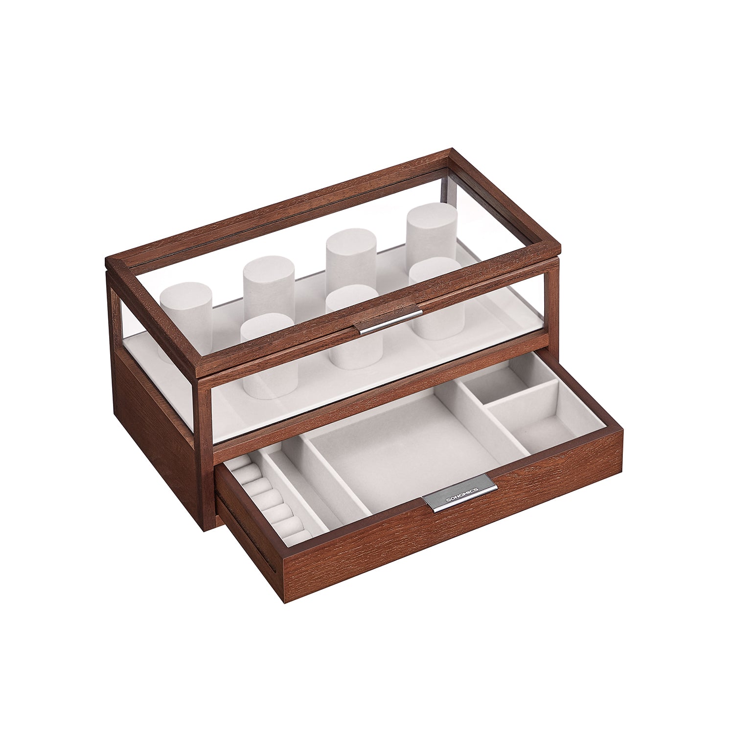 Watch Box-2 Level-7-Uhr-Kissen-Gift-Ideen-Koffinebraun