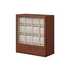 Uhr Box-12-Fächer-mit der Fenstergift-Ideen-Kaffee Brown