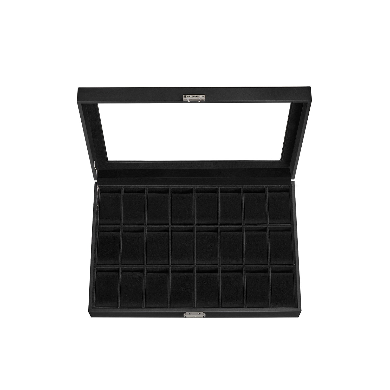 Uhrbox - abschließbar - Organizer - Schwarz