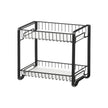 Kräuterregal - Kitchen Rack - Arbeitsplatte Organizer - Badezimmerregal - Schwarz