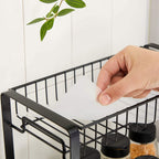Kräuterregal - Kitchen Rack - Arbeitsplatte Organizer - Badezimmerregal - Schwarz