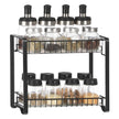 Kräuterregal - Kitchen Rack - Arbeitsplatte Organizer - Badezimmerregal - Schwarz