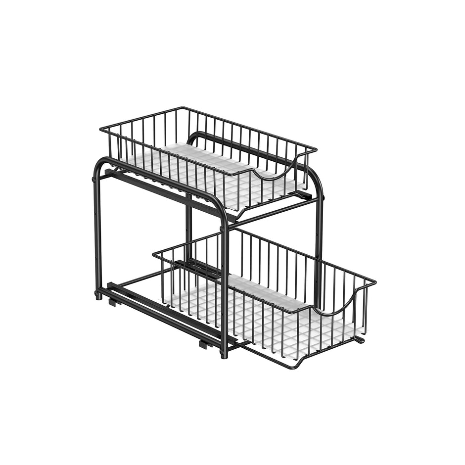 Küchengastorganisator - stapelbar - klassisch schwarz