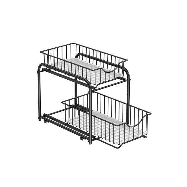 Küchengastorganisator - stapelbar - klassisch schwarz