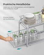 Küchengastorganisator - 2 - Metallic Silber