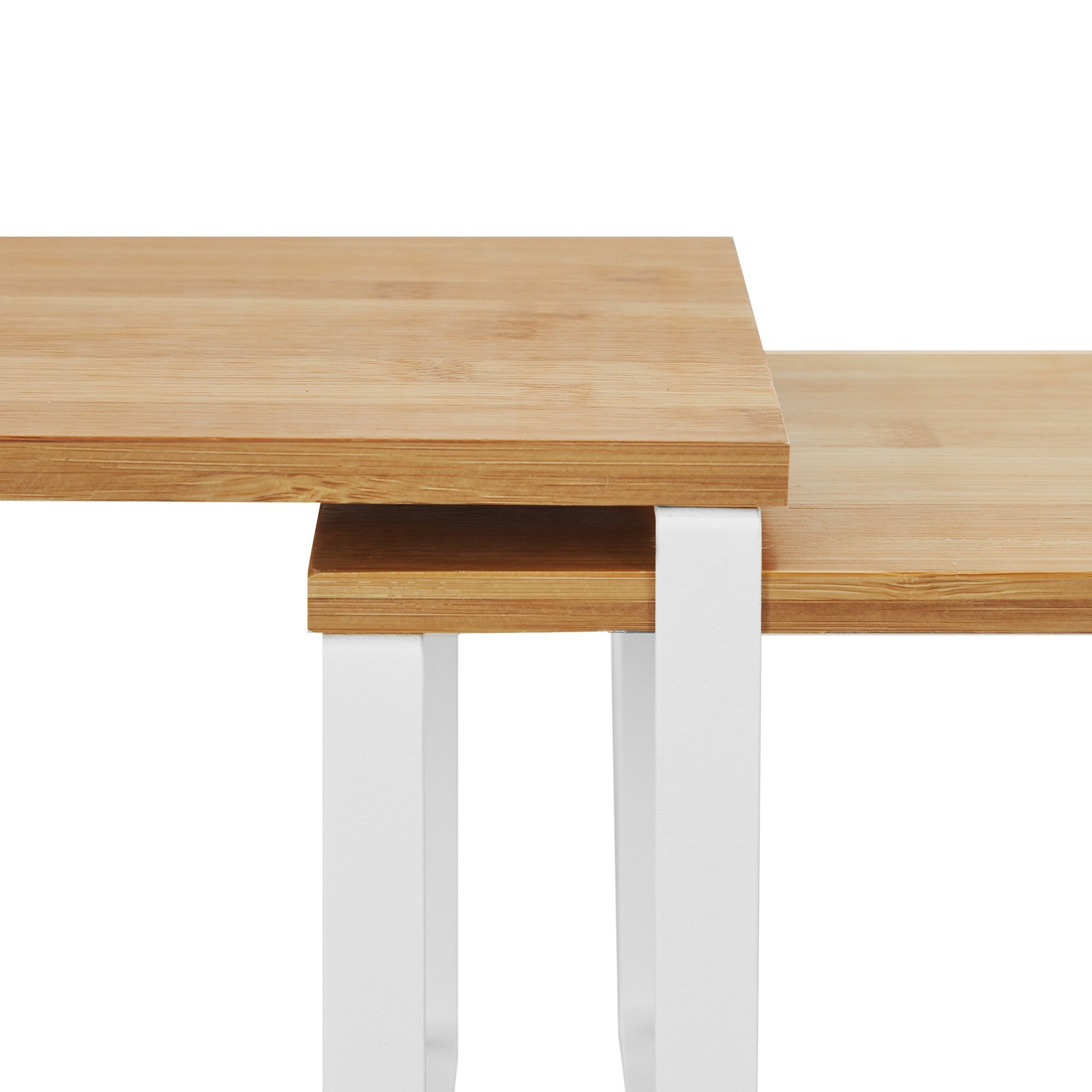 Kräuterregale - Küchenboards - Küchenorganisatoren - 2 - Metallrahmen - Weiß / natürlich