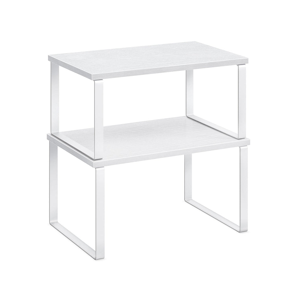 Kräuterregale - Küchenboards - Küchenorganisatoren - 2 - Metallrahmen - Weiß / natürlich