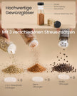 Kruidenrek - 3 Planken - 24 Potjes - Met Etiketten - Inktzwart-Naturel Beige