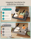 Uittrekbare Kastlades – Set van 2 – In Breedte Verstelbaar 30-51,5 cm – 42 cm Diep – Inktzwart