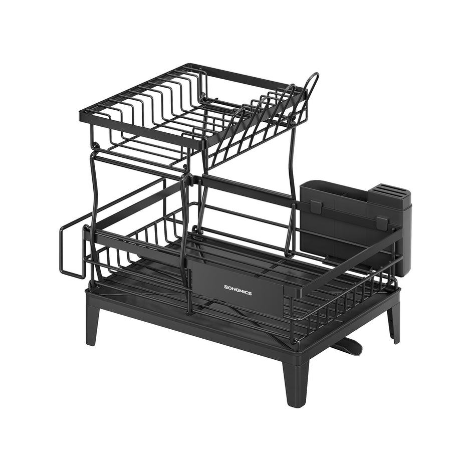 Afdruiprek 2 niveaus - Ruime capaciteit - Keuken organizer