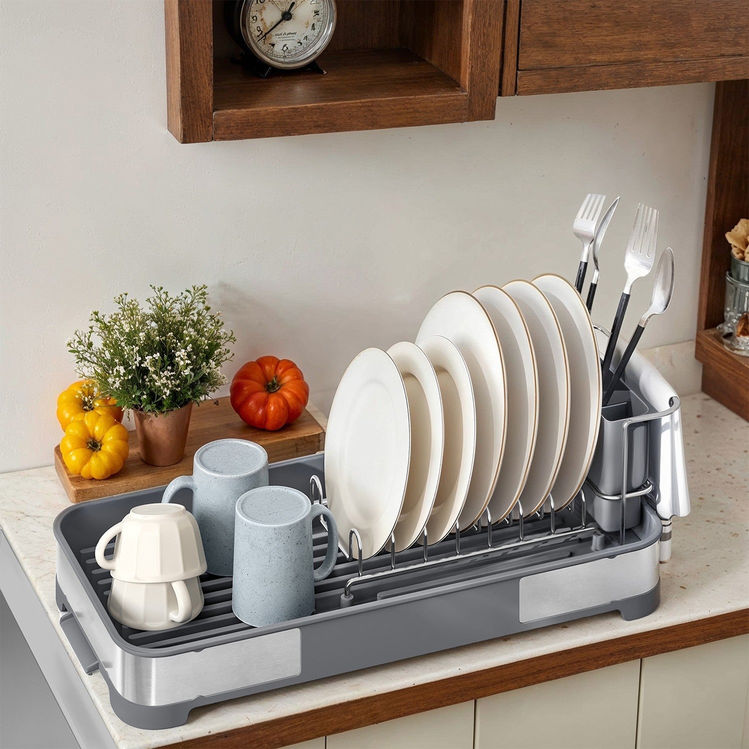 Rack klein abtropfen, Rack für das Waschbecken abtropfen lassen, Rack abtropfen lassen