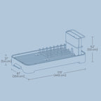 Rack klein abtropfen, Rack für das Waschbecken abtropfen lassen, Rack abtropfen lassen