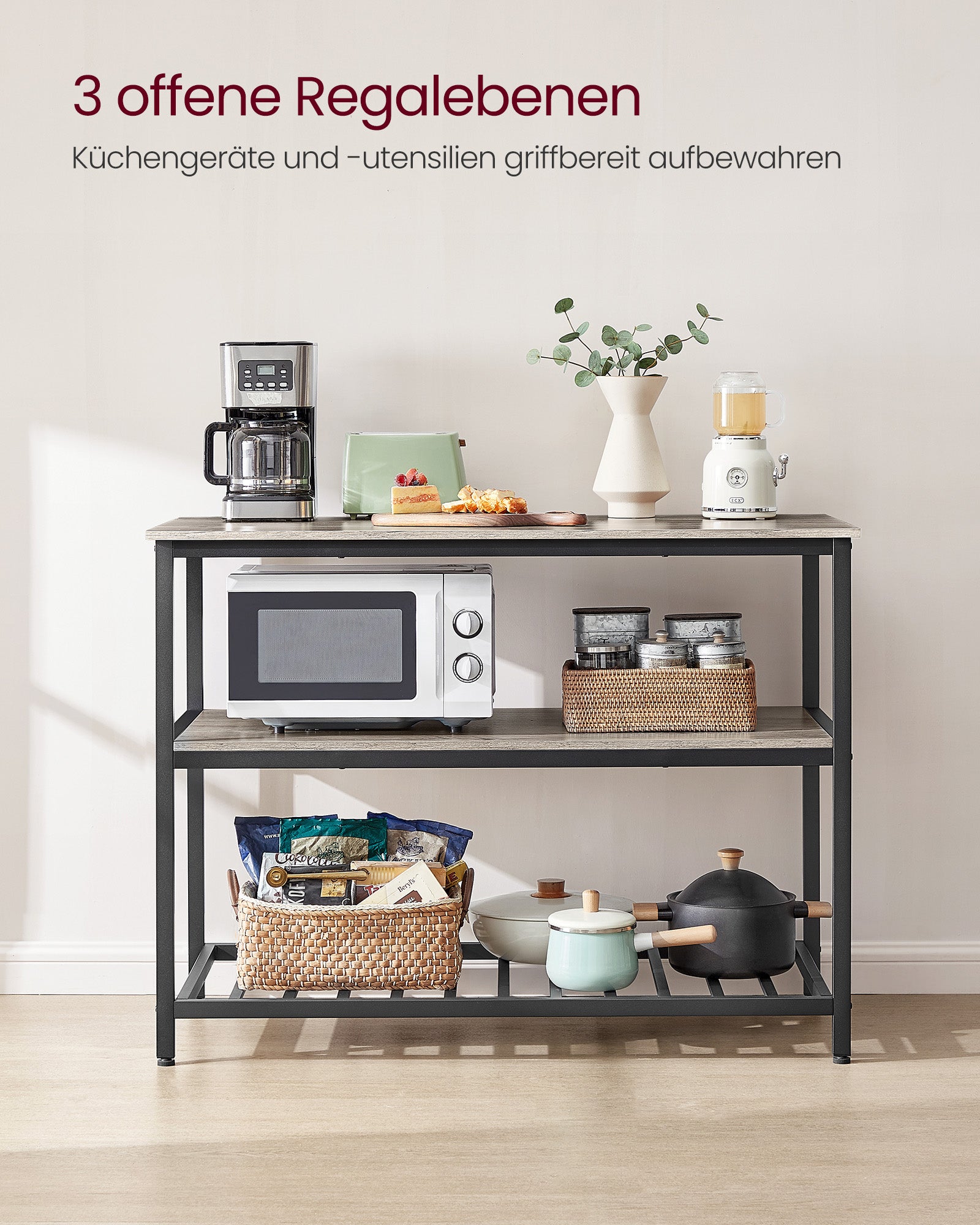 Küchenplanung - 3 Level - 60 × 120 × 90 cm - Industriedesign