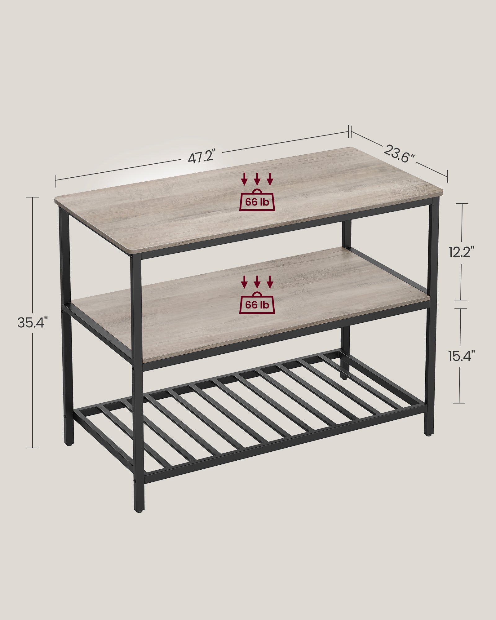 Küchenplanung - 3 Level - 60 × 120 × 90 cm - Industriedesign