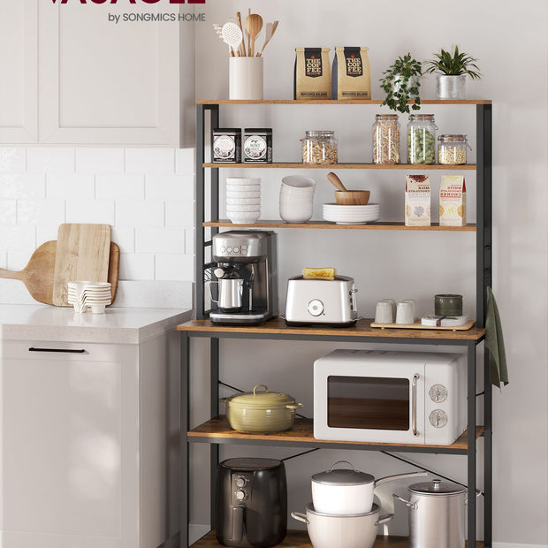 Küchenplan - Industrielles Design - Vintage Brown & Schwarz