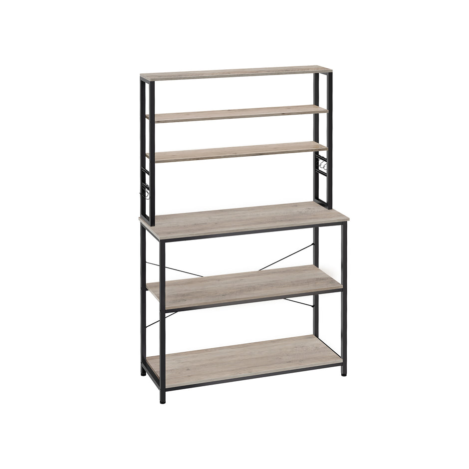 Küchenplanung 6 Level 40 x 100 x 167 cm grauschwarz