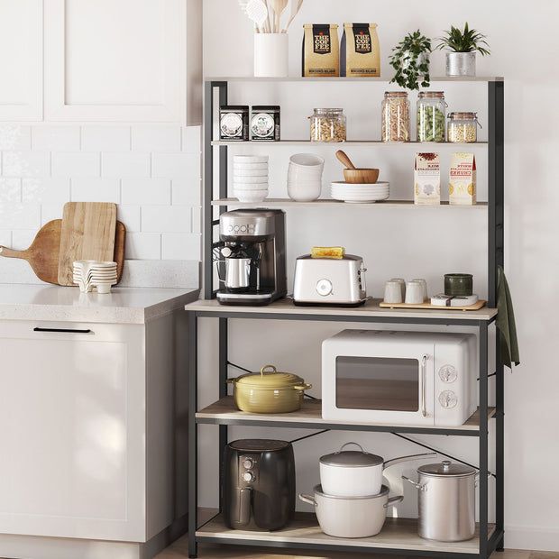 Küchenplanung 6 Level 40 x 100 x 167 cm grauschwarz