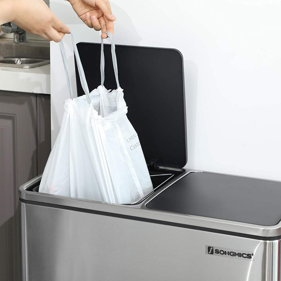 Müllsäcke - mit weißem Kordelzug - Universal Format