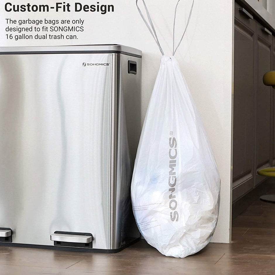 Müllsäcke - mit weißem Kordelzug - Universal Format