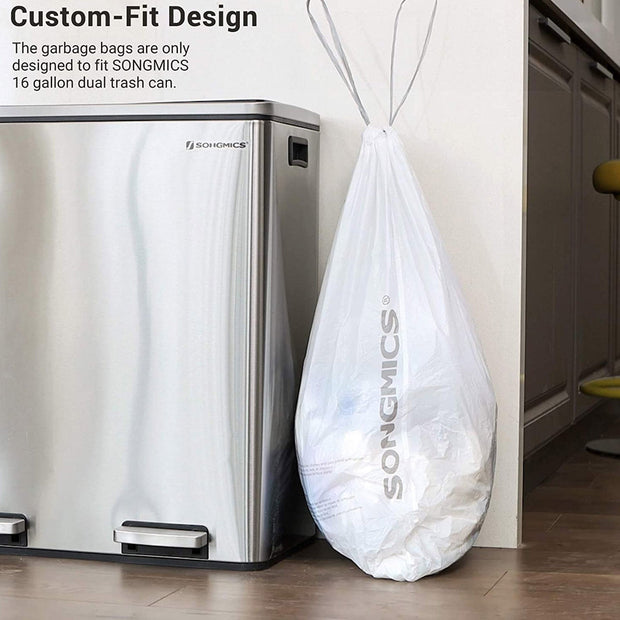 Müllsäcke - mit weißem Kordelzug - Universal Format