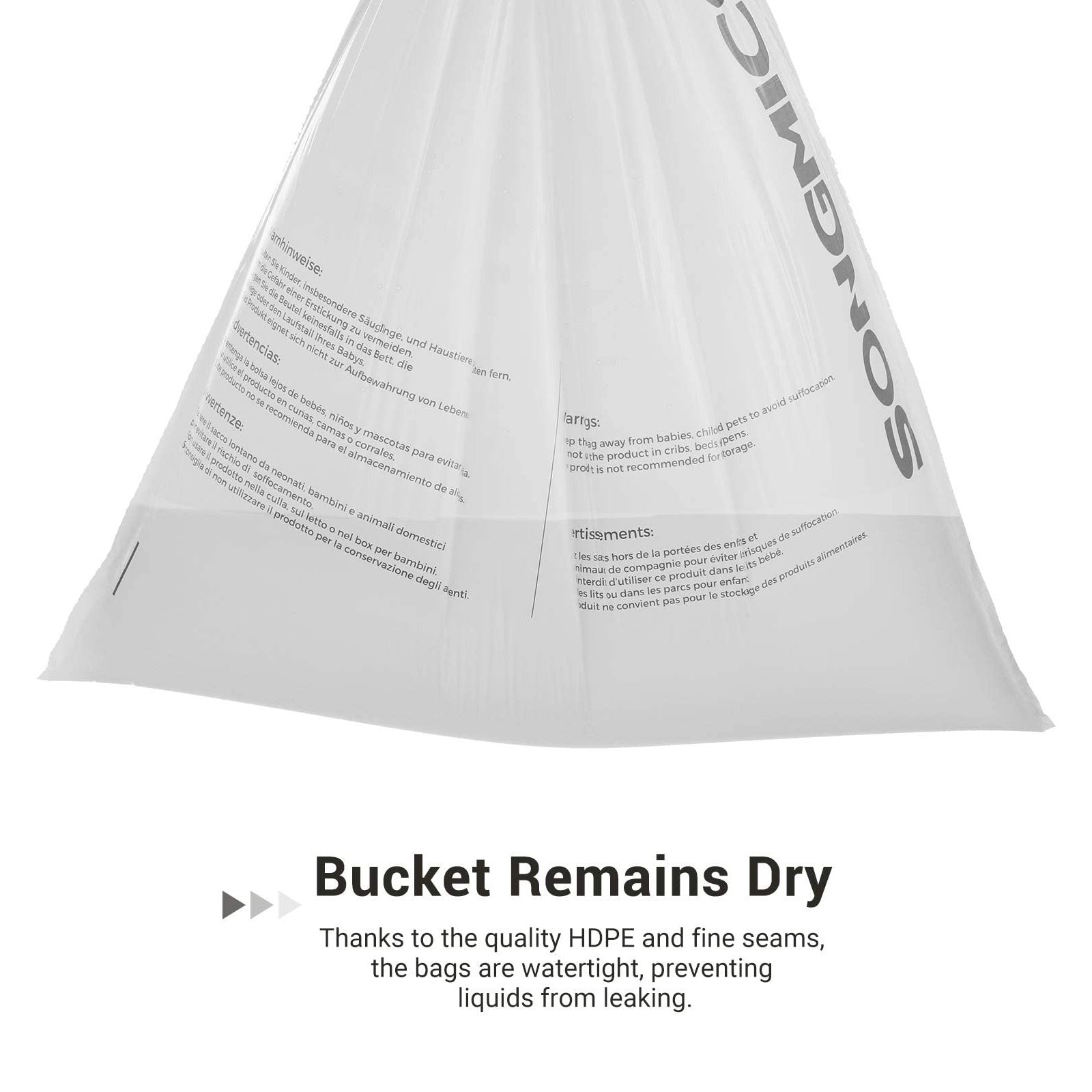 Müllsäcke - mit weißem Kordelzug - Universal Format