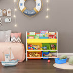 Kinderkabinett - für Spielzeug und Bücher - farbenfroh