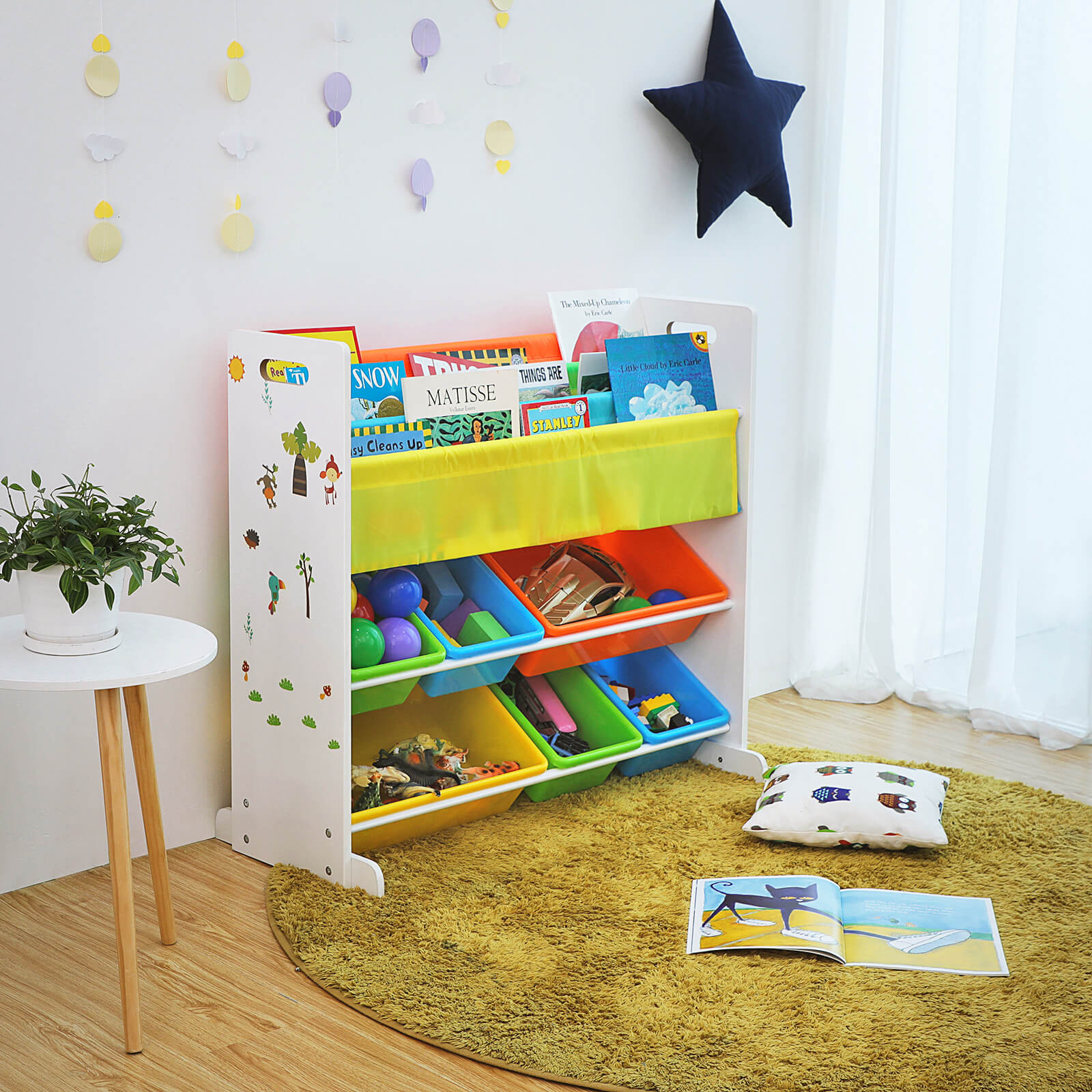Kinderkabinett - für Spielzeug und Bücher - farbenfroh