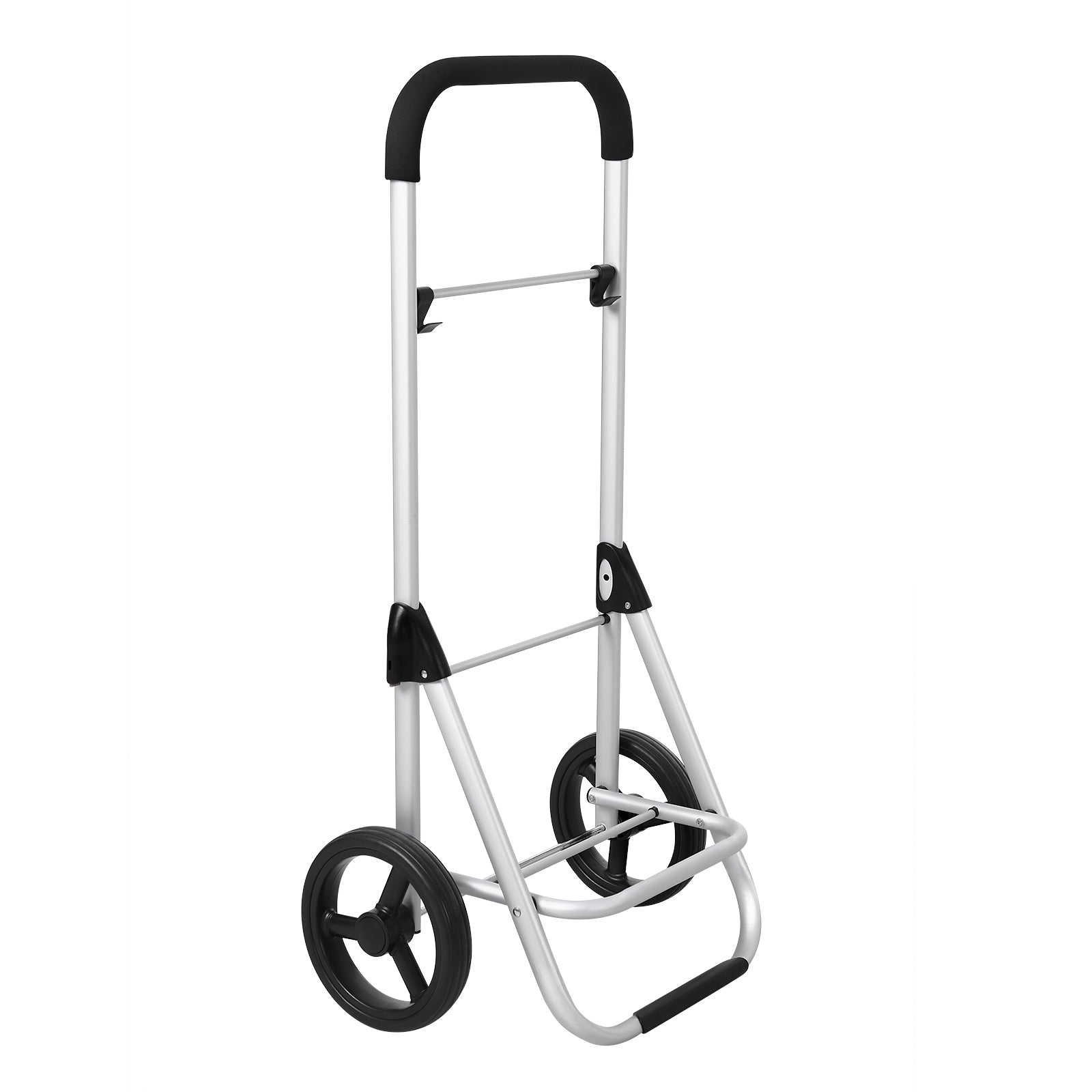 Lebensmittelwagen - faltbar - mit Kühlschrankfach - robustes Design - Grau