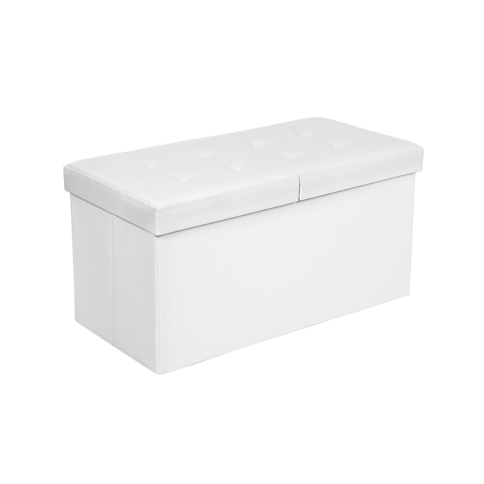Sofa - Falten - 76 cm - mit faltungsvollem Deckel - Weiß