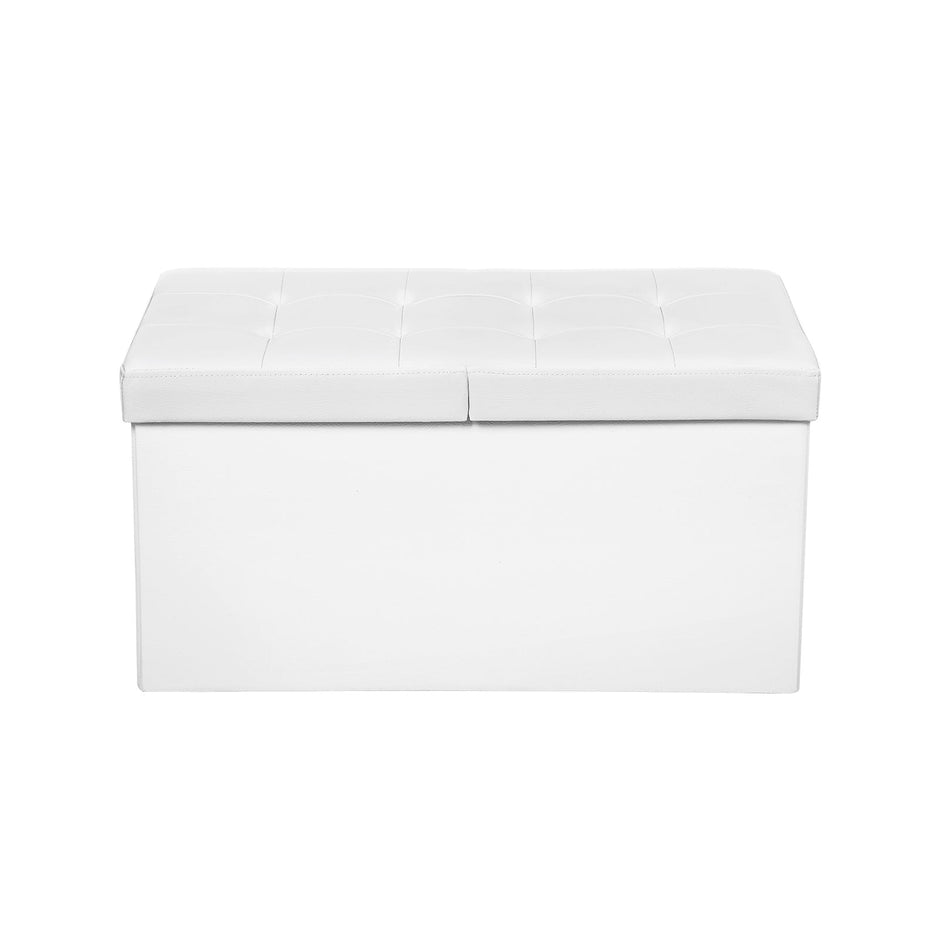 Sofa - Falten - 76 cm - mit faltungsvollem Deckel - Weiß