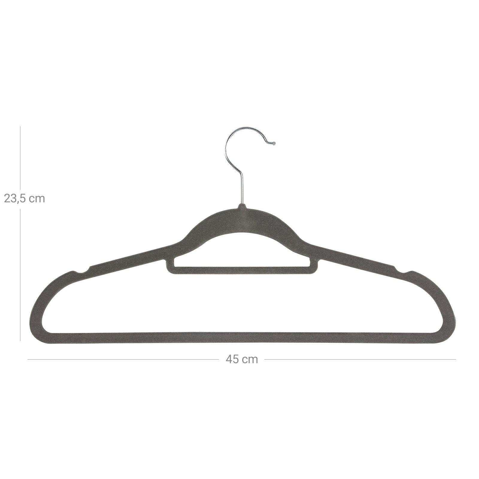 Bekleidungsbügel - Velvet - Anti -Slip - Set von 20