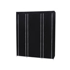 Kleiderschrank - Stoffgarderobe - 175 x 150 cm - Schwarz