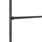 Kleidungsständer - Industrielles Design - auf Rädern - Abführbar bis zu 110 kg - schwarz