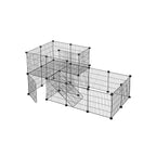 Tierkäfig - Kaninchenkäfig / Cavia Cage - Tierherz - Schwarz