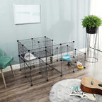 Tierkäfig - Kaninchenkäfig / Cavia Cage - Tierherz - Schwarz