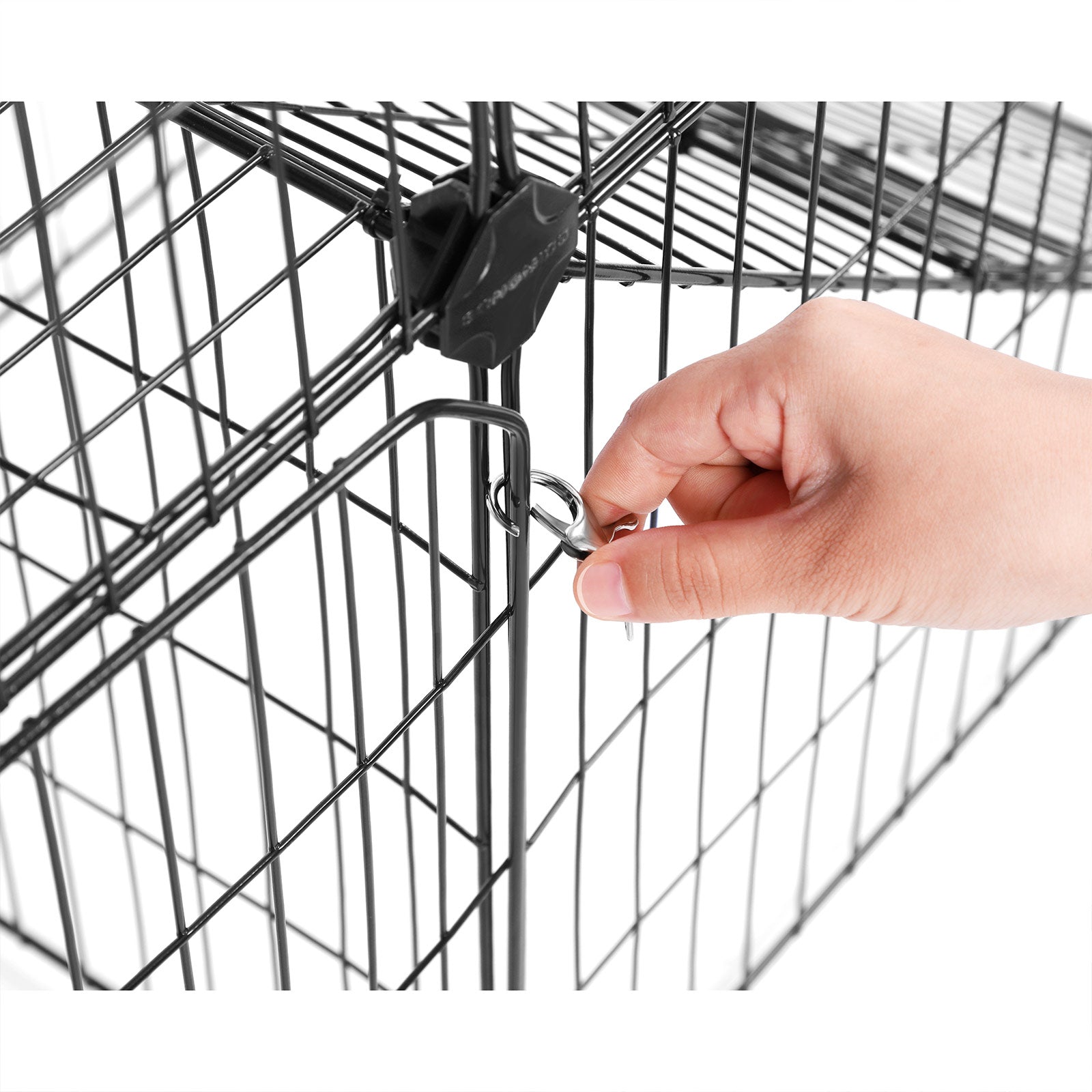 Tierkäfig - Kaninchenkäfig / Cavia Cage - Tierherz - Schwarz