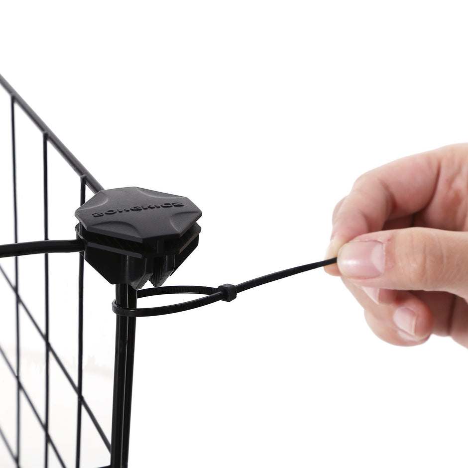 Tierkäfig - Kaninchenkäfig / Cavia Cage - Tierherz - Schwarz