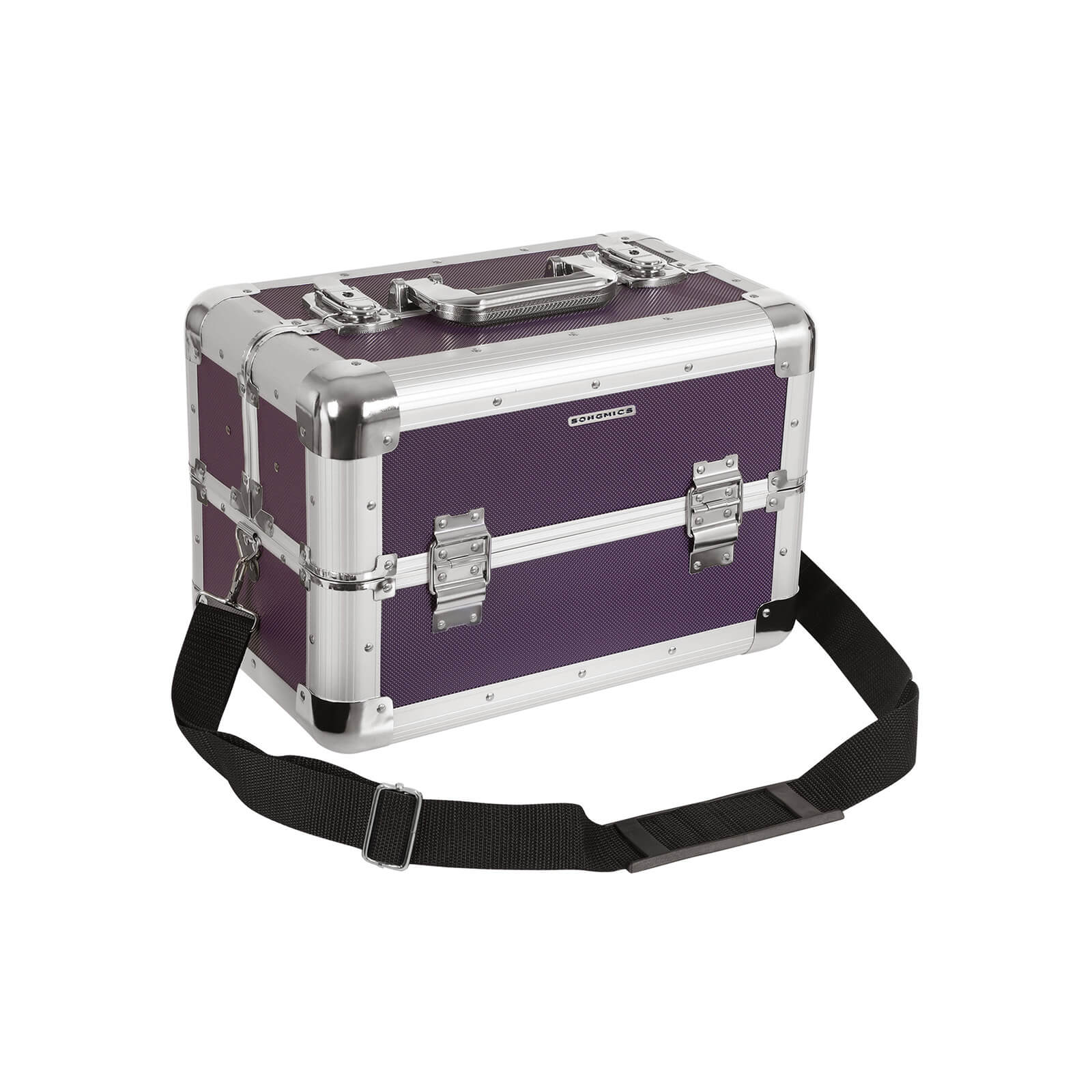 Make-up Case-Compact-Purpur