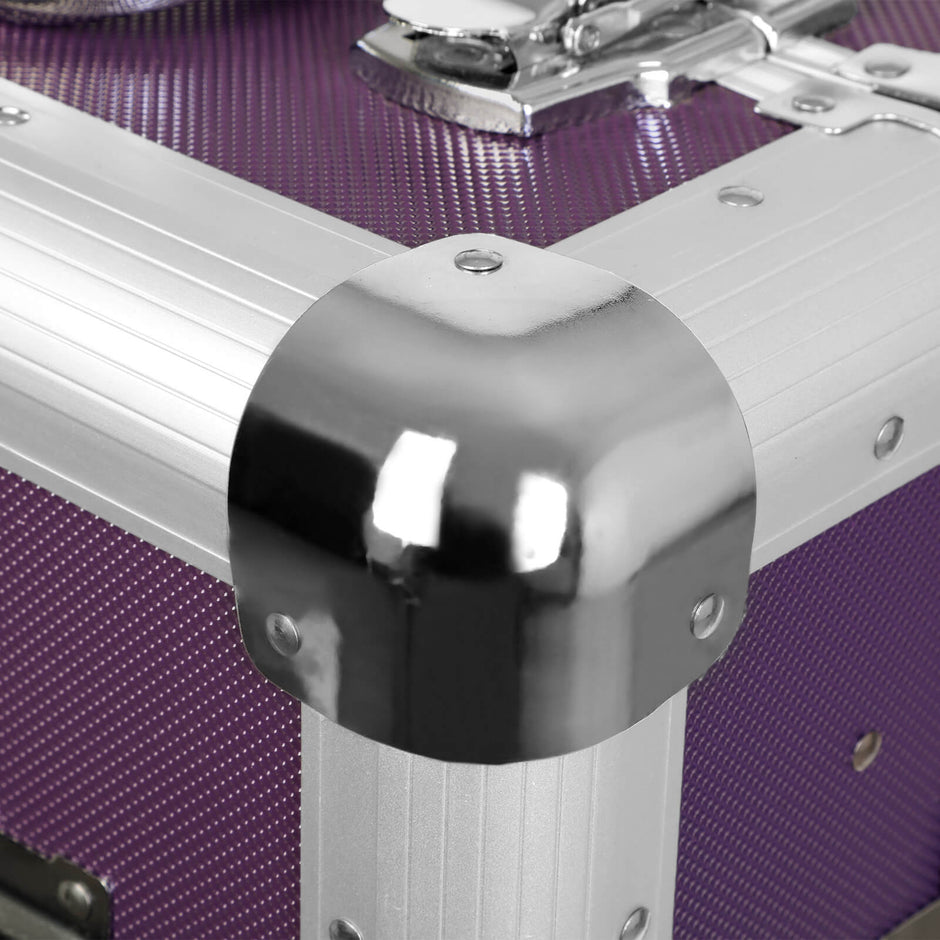 Make-up Case-Compact-Purpur