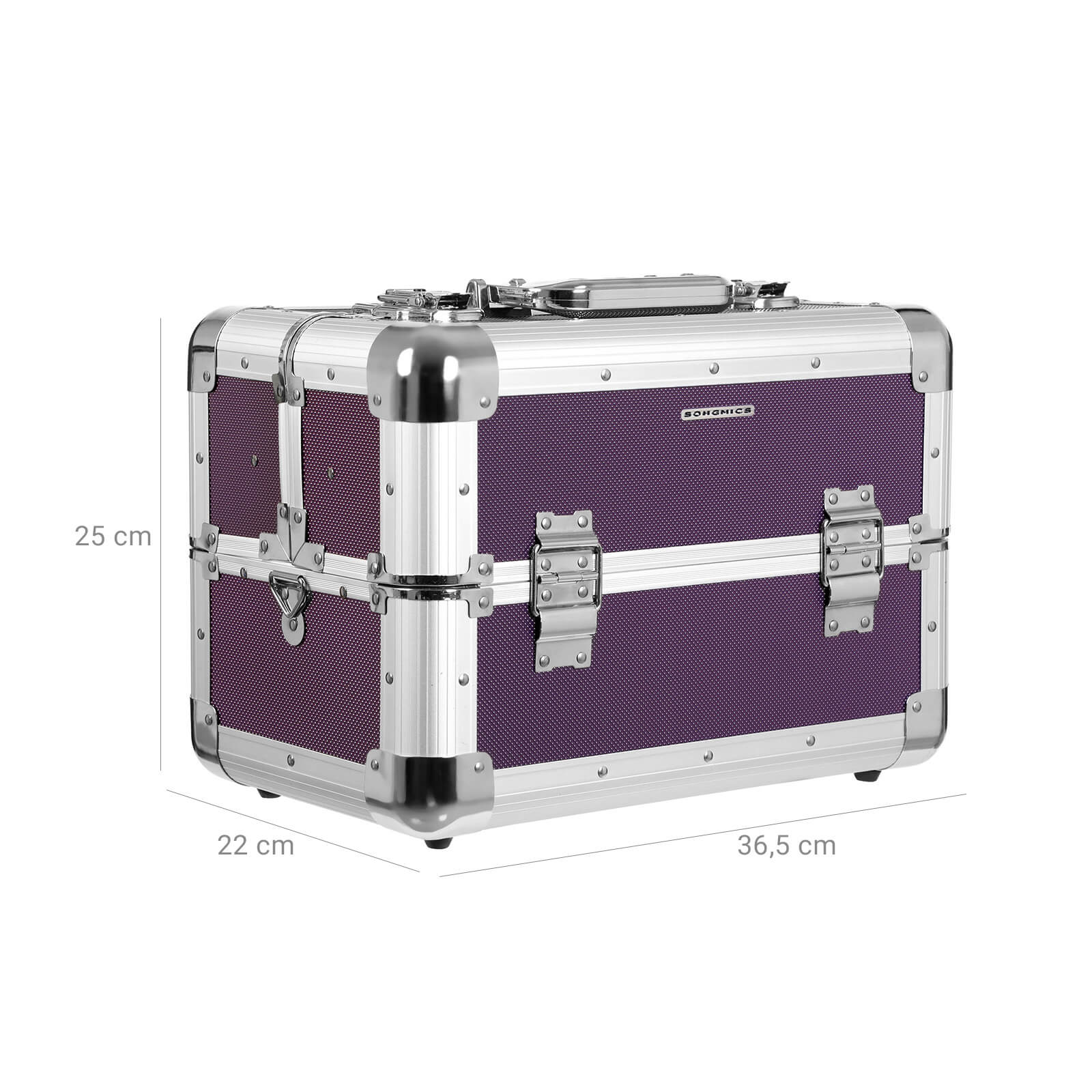 Make-up Case-Compact-Purpur