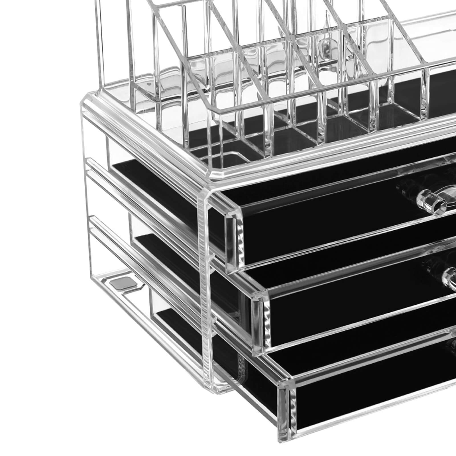 Make-up Organizer-3 Schubladen transparent
