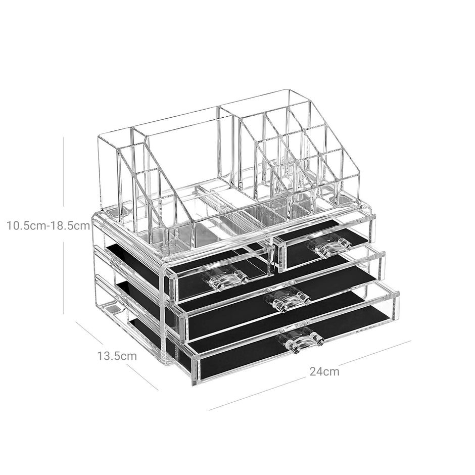 Kosmetischer Organizer - mit 4 Schubladen