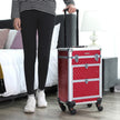 Make-up-Trolley-Aluminium-Kosmetikfall-Rot