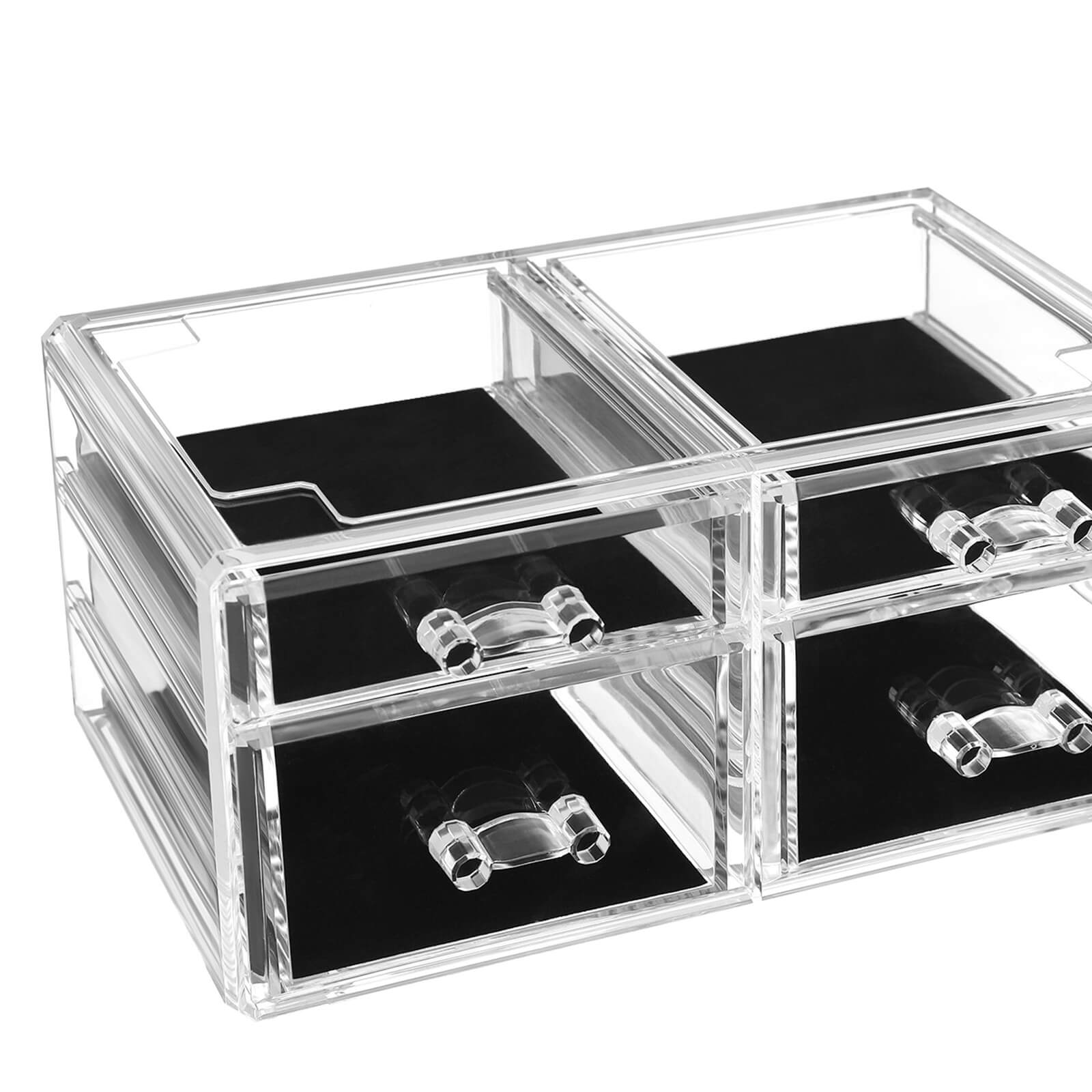 Make-up-Organisator-4-Schubladen transparent