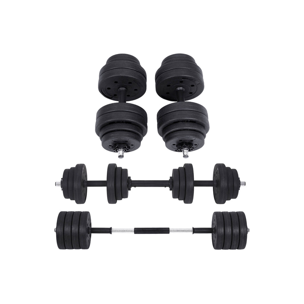 Halkerset - Verstellbare Hanteln - 20 kg / 30 kg - Kunststoff mit Stahlrohr