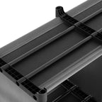 Würfelschrank - Bücherregal mit 12 Würfel - 105 x 30 x 140 cm - Schwarz
