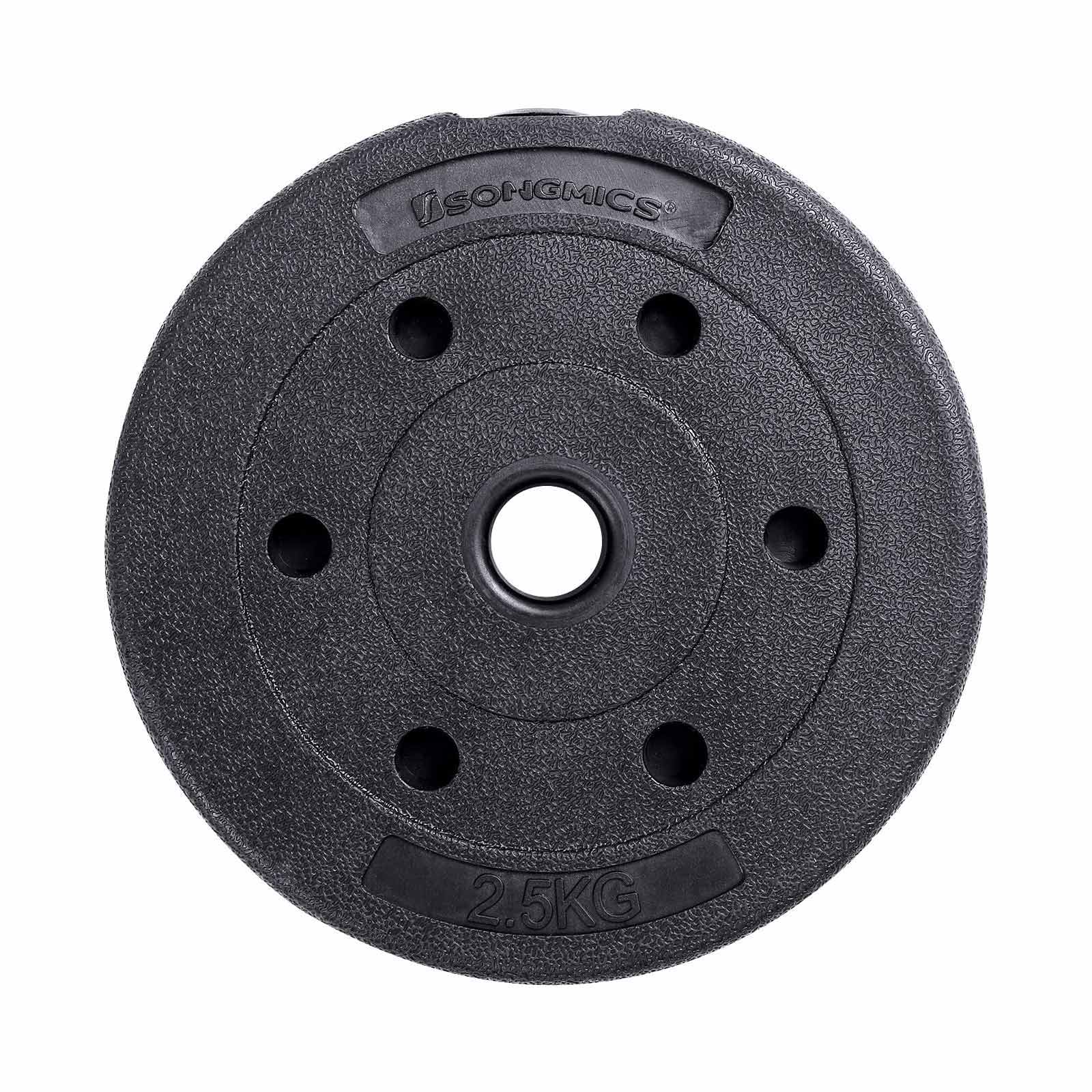 Halker - Dumbbell -Set - 2 x 15 kg - insgesamt 30 kg - schwarz