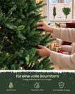 Kunstkerstboom – 220 cm – PVC – Metalen Standaard – Groen